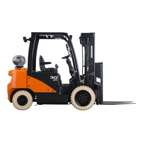 6,000 lb. Gas/LP or Diesel Warehouse Forklift, Pneumatic Tires