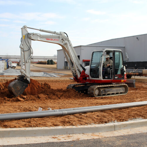 14,000-18,000 lb. Mini Excavator, Reduced Tail Swing