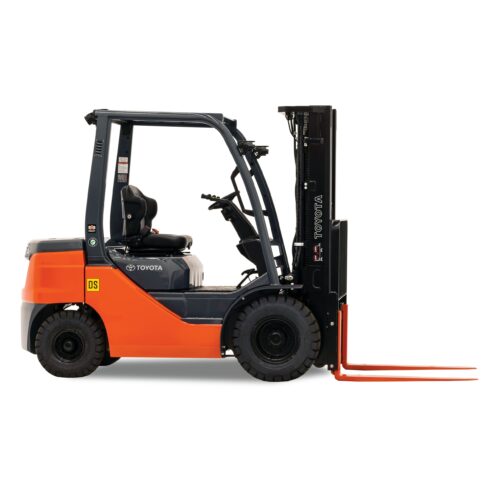 6,000 lb. Diesel Warehouse Forklift, Pneumatic Tires