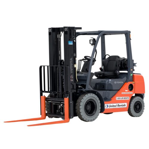 5,000 lb. Gas/LP Warehouse Forklift, Pneumatic Tires